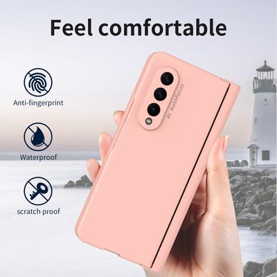Portable S Pen Design Full Body Case For Samsung Galaxy Z Fold 3 Fold3 Fold4 5g Fold 4 2 Fold2 Zfold3 Tempered Glass Film Cover