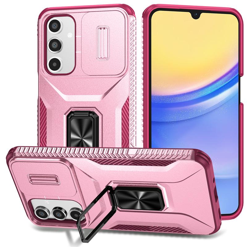 Pull-Push Ring Phone Case for Samsung S26Ultra, S23+, A16, A05S & S25FE