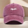 Text printed pattern baseball cap, casual, simple, versatile and trendy, unisex peaked cap