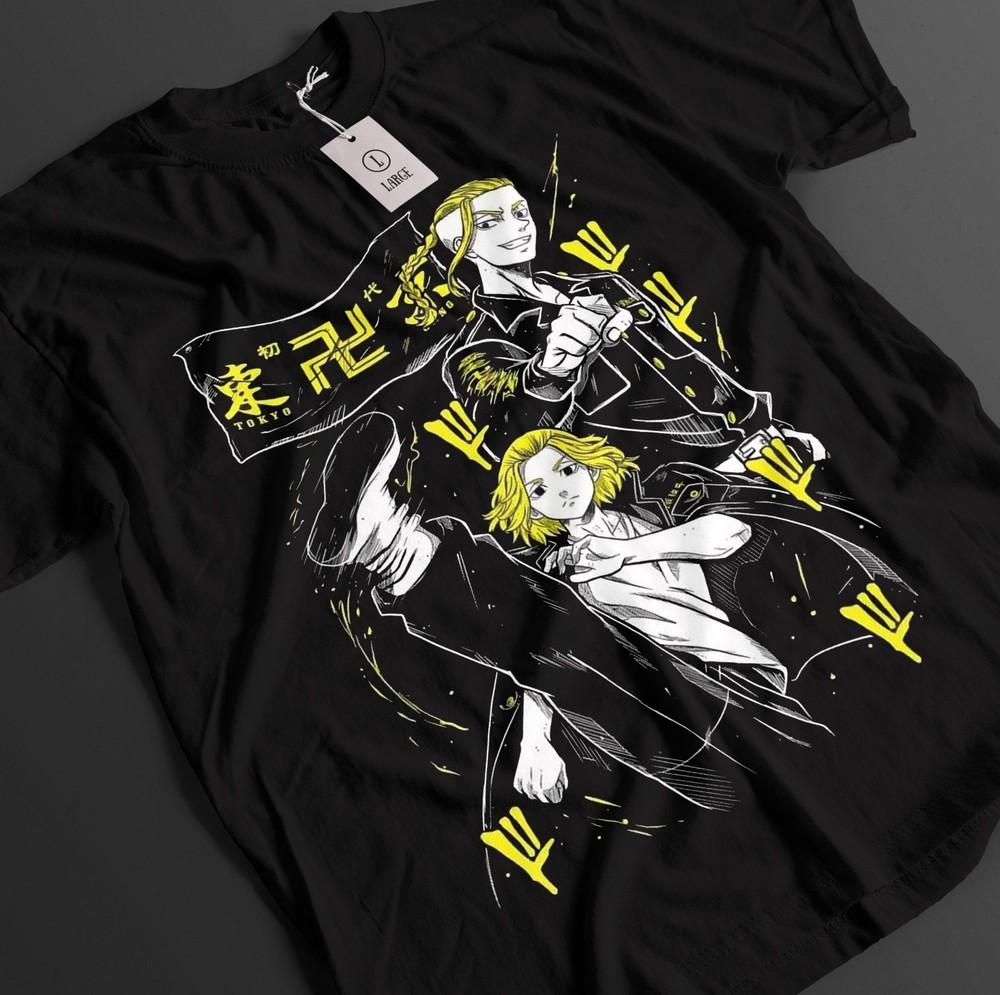 

Tokyo Revengers Shirt Manjiro Sano Tshirt Mikey Tee Draken T-Shirt Takemichi Top 4XL