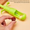 Red Date Pit Remover Fruit Manual Syringe Shape Fruit Pitter Kitchen Gadgets With Automatic Rebound Core Remover Ramadan Present