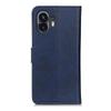 PU Leather Phone Case for Nothing Phone (2),Cowhide Texture Wallet Full Protection Stand Cover