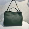 2026 Nuova borsa da donna in pelle trama semplice pelle grande retro intrecciato fibbia a farfalla borsa a spalla singola tracolla