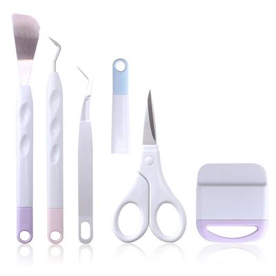 5 ks Craft Vinyl Weeding Set Přenosné Pohodlné Používání Craft Weeding Nástroj pro Vyřezávání Řezání Papíru