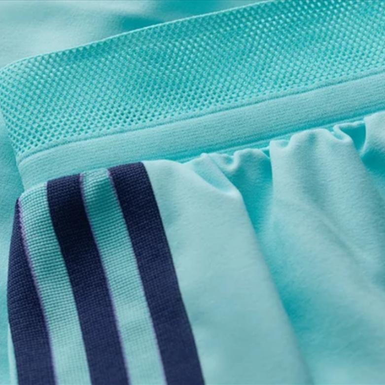 Adidas Originals X Arsenal Authentics 24/25 Striped Design Fashion Simple Sports Football Pants Men Bottoms Blue JX7079