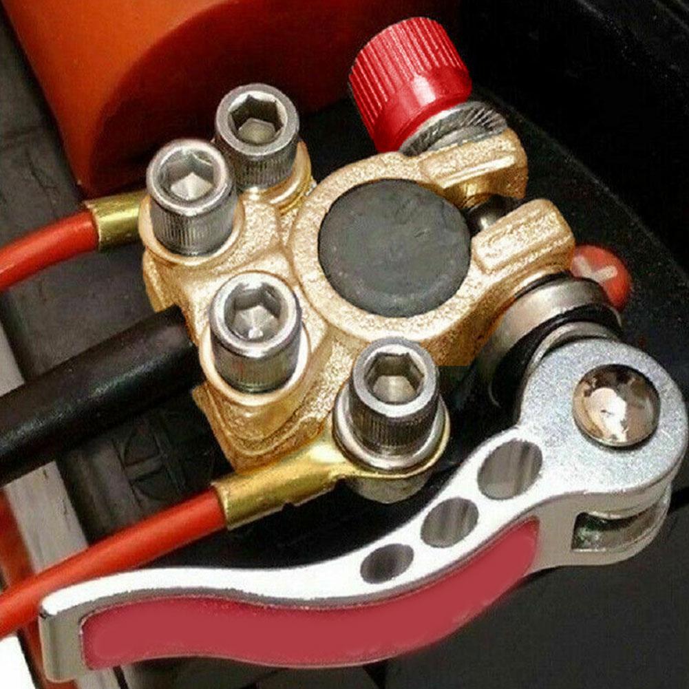 1 Pair 12V 24V Car Battery Terminals Quick Disconnect Auto Cables Connectors Wire Cable Shut-Off Connectors Auto Accessories