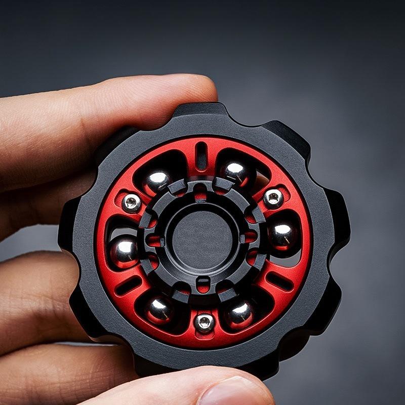 EDC Gear Metal Fidget Spinner Aviation Aluminum Hand Spinner Adult Fidget Playthings Office Stress Relief Toy Creative Gifts