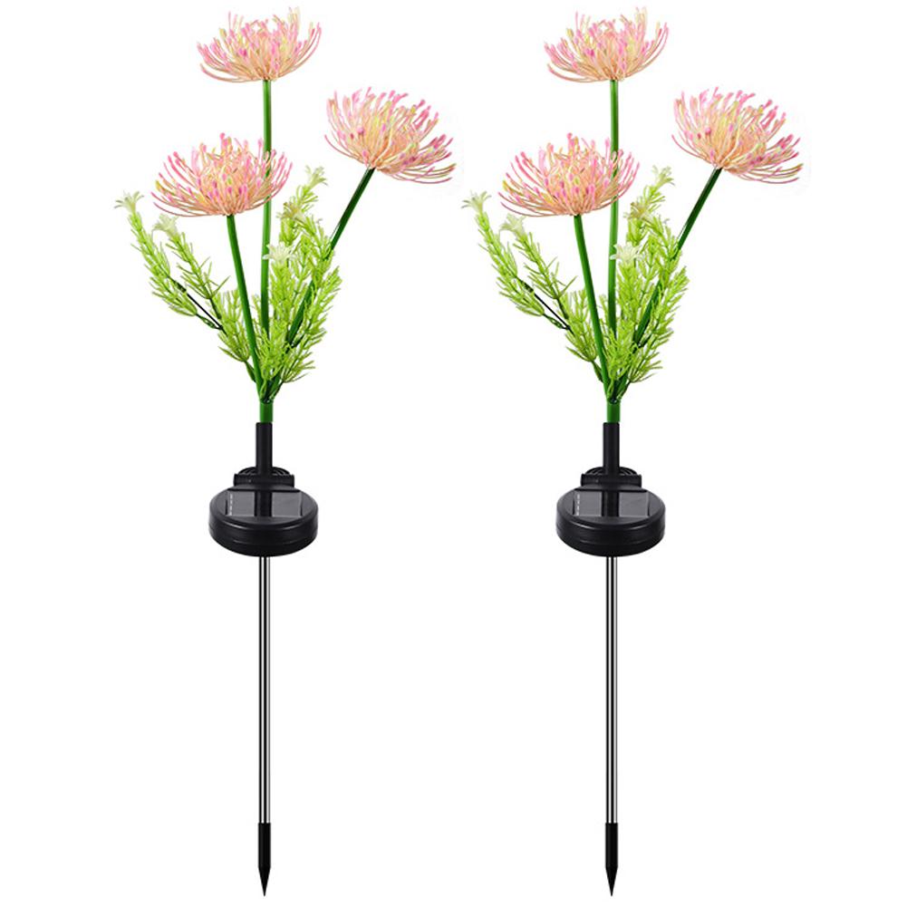 Garden Decoration Lawn Lamp IP65 Waterproof Simulated Flower Lights Outdoor Decorative Solar Garden Lights for Garden Yard Decor