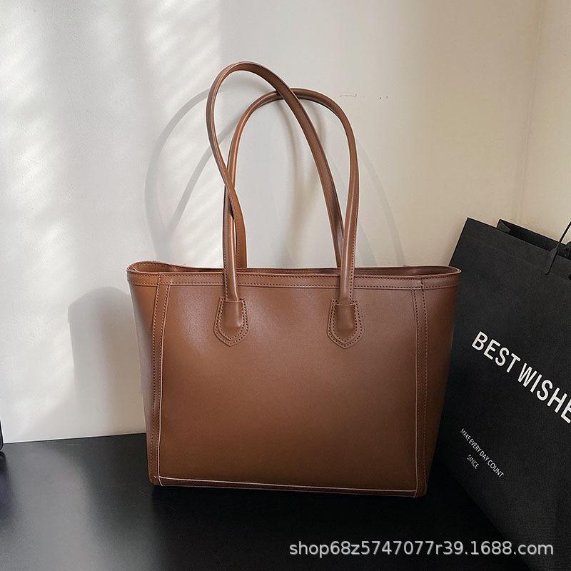 High-end and versatile shoulder tote commuter bag large capacity bag women's winter 2025 new explosive fashion bag