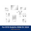 TPU Car Interior Film for BYD Dolphin MINI EV Seagull 2024 Center Console Dashboard Navigation Anti-Scratch Protective Film