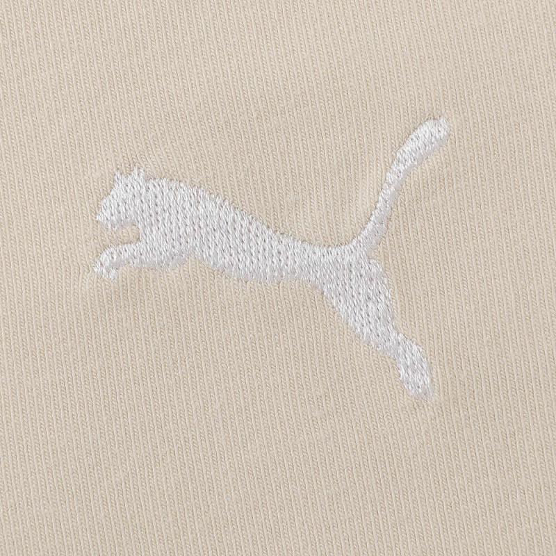 Puma Comfortable Knitted Sports Short Sleeve T-Shirt Women Tops Khaki 631305-87