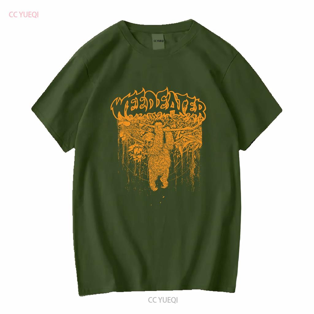 New Popular Weedeater Band Black T Shirt Cotton Full Size BK130 Vintage Washed Streetwear Versatile Unisex Homme Stretched