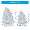 Christmas Tree Candle Holder Silicone Molds Epoxy Resin Molds Soap Molds Candlestick Molds for Candle Holder Making