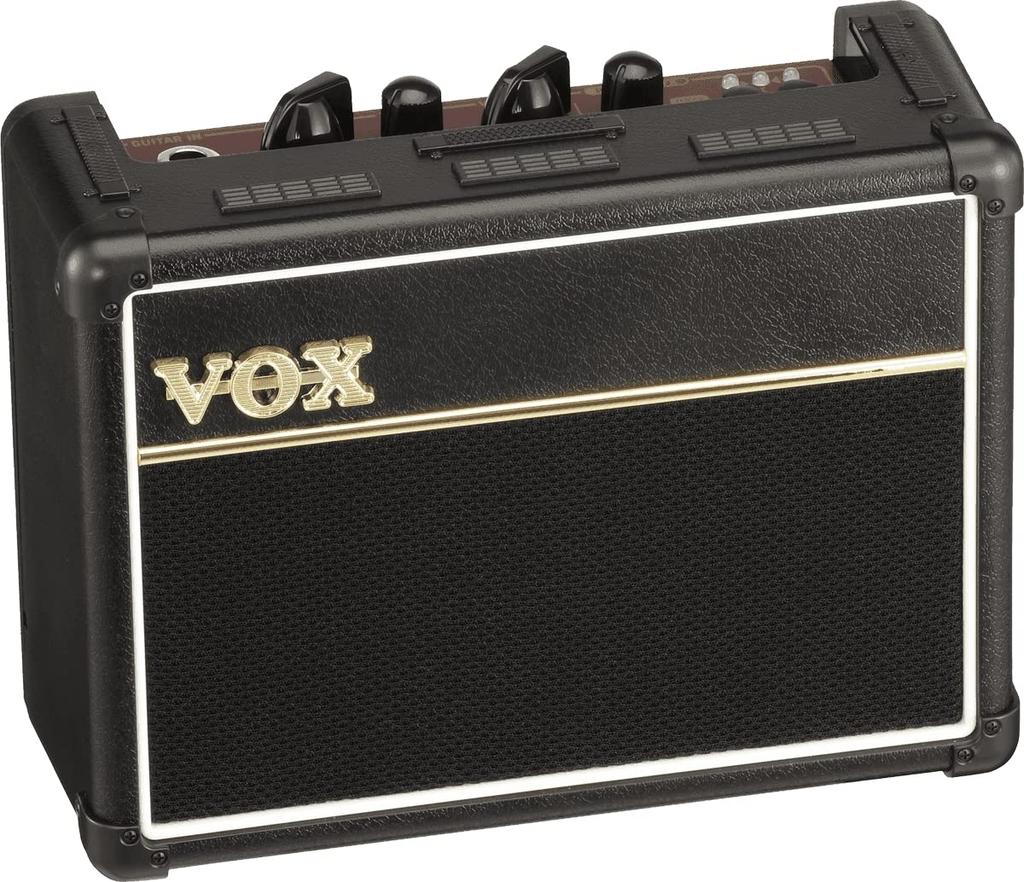 VOX AC2 RhythmVOX Guitar Amplifier, Ultra-Compact, Mini Amplifier for Home Practice, with Built-in Effects, Rhythm Patterns, and Tuner, 2W