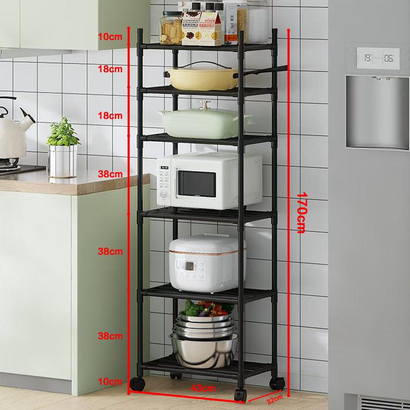 Rostfreies Mehrschichtiges Badezimmer- und Küchen-Aufbewahrungsregal Organizer