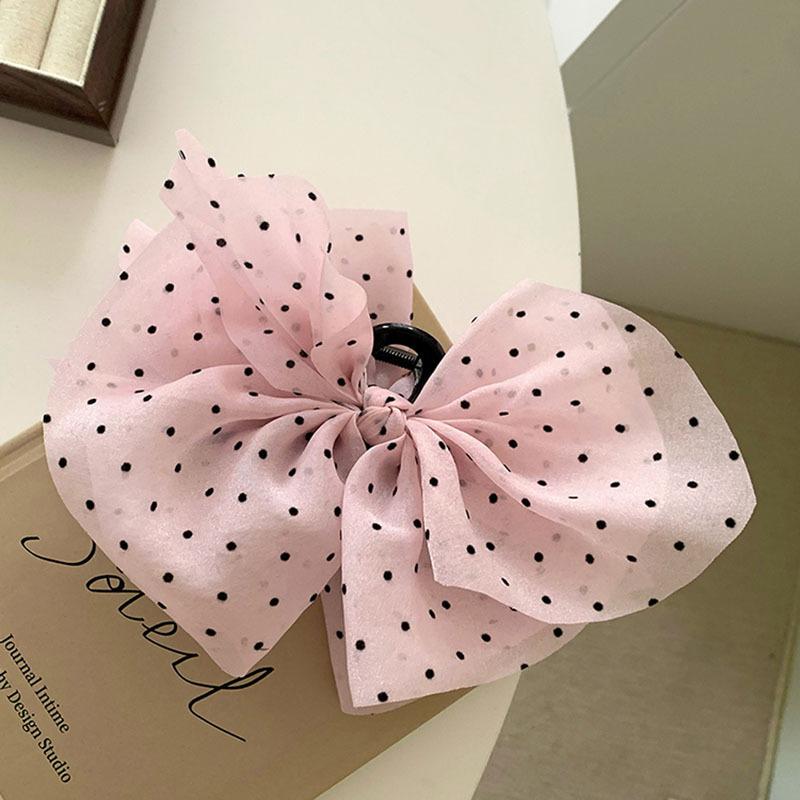 Sophisticated Demeanor Big Bow Hair Clip for Female, Trendy Hair Dressing Accessory, Ponytail Braid Grabbing Clip
