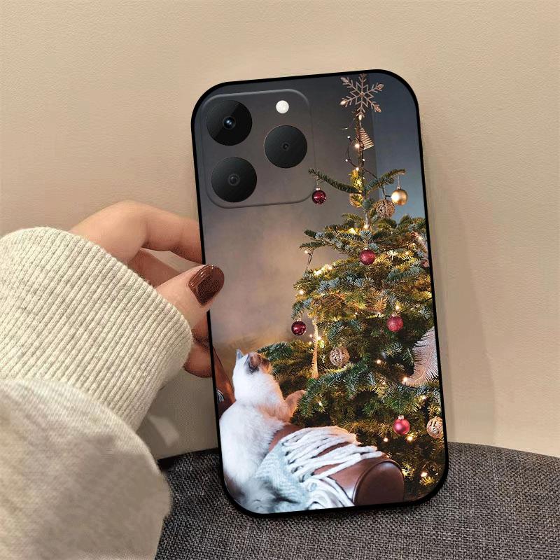 Christmas Case For Realme 14 13 15 Pro Plus 14X 15T 14T Funda Fashion Soft Silicone TPU Phone Cover For Realme 14 Pro Lite Coque