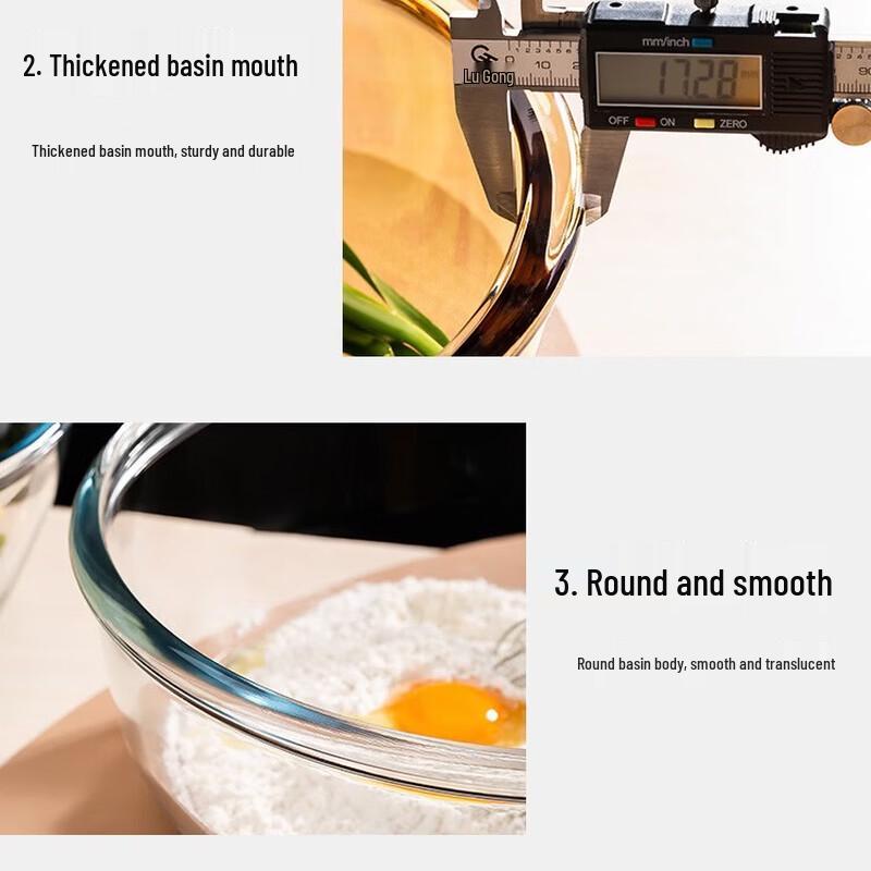 Chubang High-Temperature Glass Mixing Bowls