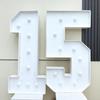 2pcs/set 91.5cm Large Light-Up Number 15 Marquee Sign,Glowing Decor,Photo Booth Prop for 15th Birthday,51th Anniversary,Graduation Holiday Party Decor