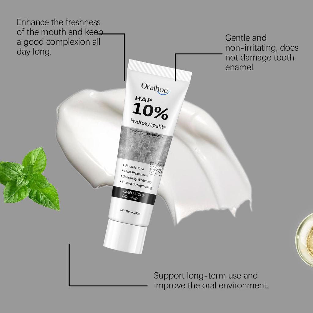 Whitening Toothpaste For Daily Use - Gentle Stain Removal & Enamel Care, Fresh Breath Toothpaste For Sensitive Teeth