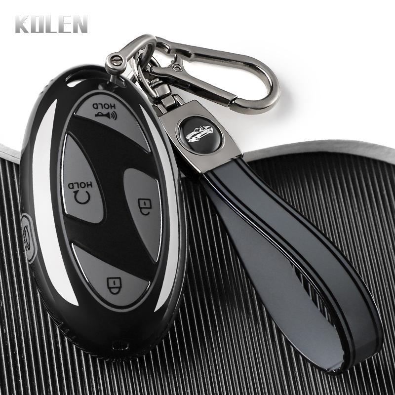 New TPU Car Key Case Cover For Hyundai Tucson 2025 Kona Ioniq Santa Fe MX5 StubHub 2024 IONIQ 6 Key Protection Accessories Shell