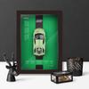 1:32 3D Photo Frame Wall Hanging Paintings Alloy Metal Diecast Model Car Home Trendy Decorations Ornament Collectibles Birthday