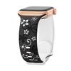 Bauhinia Floral Laser-Engraved Silicone Band for Apple Watch