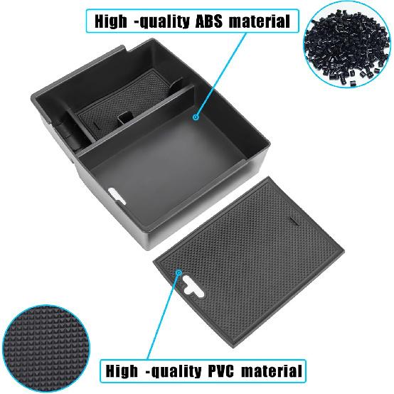 Center Console Organizer Compatible With 2024 2025 Toyota Tacoma Console Armrest Storage Box Interior Ert Storage Tray Secondary Accessories