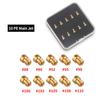 NIBBI 6/10 Pcs Motorcycle PE Carburetor Main Jets M5 M6 Injector Nozzle Jets Set for Yamaha Honda Motocross Accessories