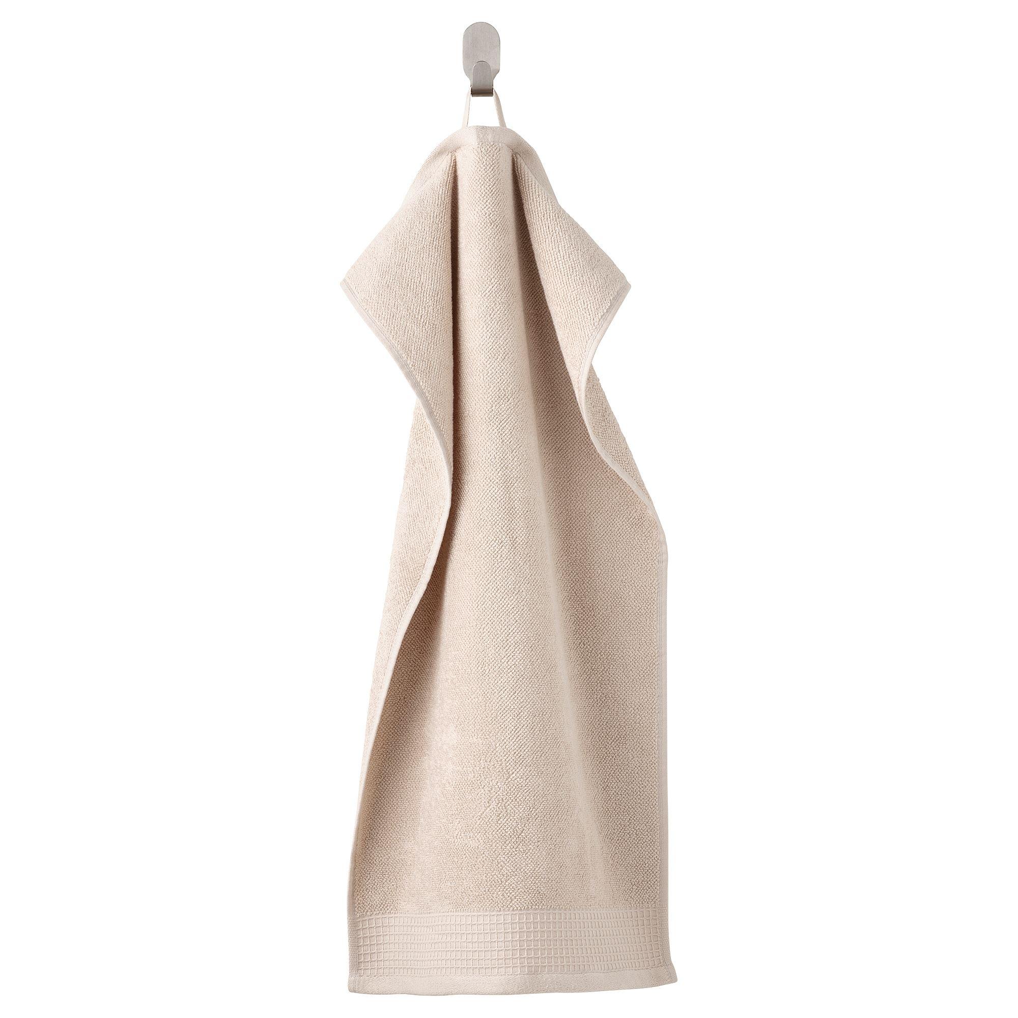 

IKEA VINARN light grey-beige 40x70 cm face towel