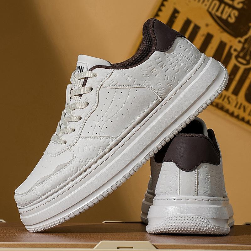 

Fashion Men Sneakers Platform Vulcanized Shoes 2025 Autumn Comfortable Anti Slip Outdoor Leisure Sports Shoes Outdoor Running Shoes 39