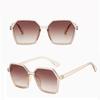 Korean Polygonal Frame Trendy Fashion Sunglasses For Men And Women Street Photography Sun Protection Essential Outdoor UV Protection