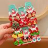 Chouchous de Noël Bonhomme de Neige 2025 pour Enfants - Mignons, Élastiques, Accessoires de Cheveux Doux pour les Cheveux