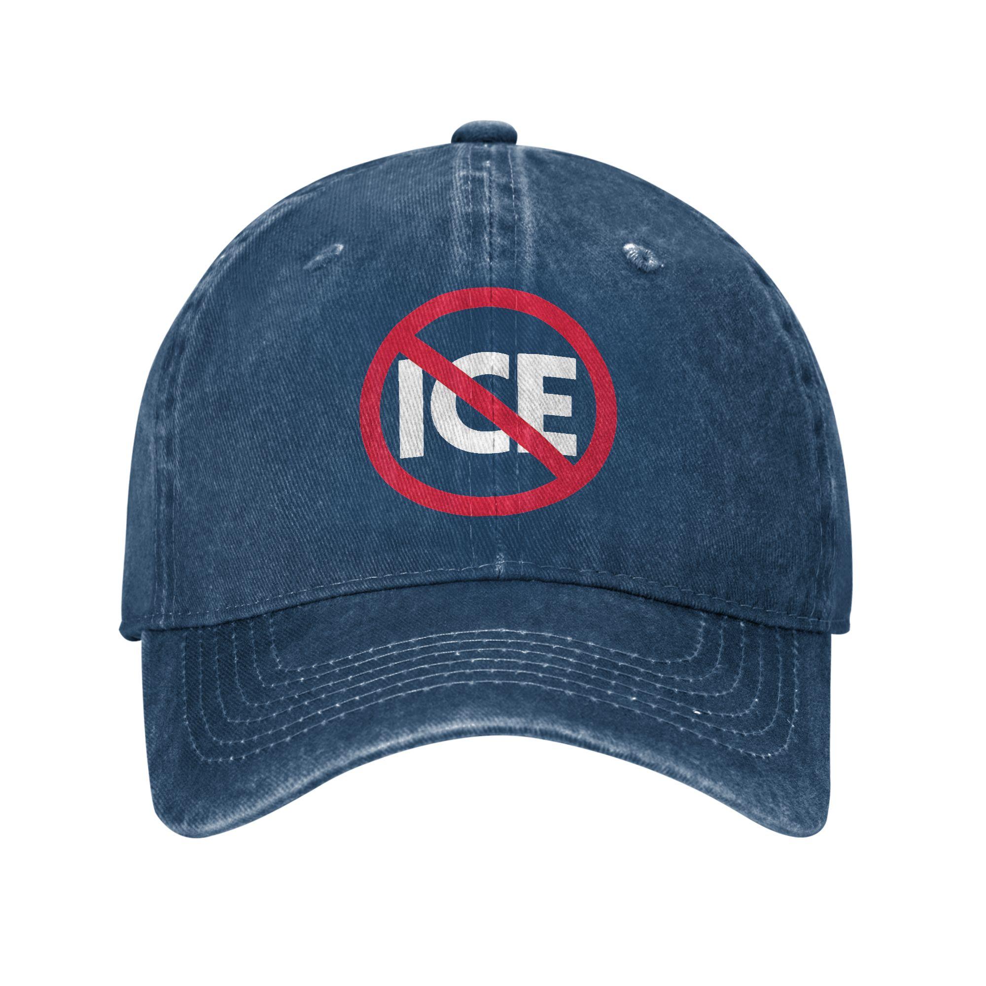 

Stop Ice Out Sun Baseball Cap Unisex-Teens Custom Logo Trucker Hat Summer Vintage Outdoor Gym Wholesale Snapback Cap One Size