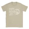 Vintage Copy Moon Joy Artemis II Lunar Mission TShirt for Unisex Round Collar Cotton T Shirts Short Sleeve Tee Shirt Clothes