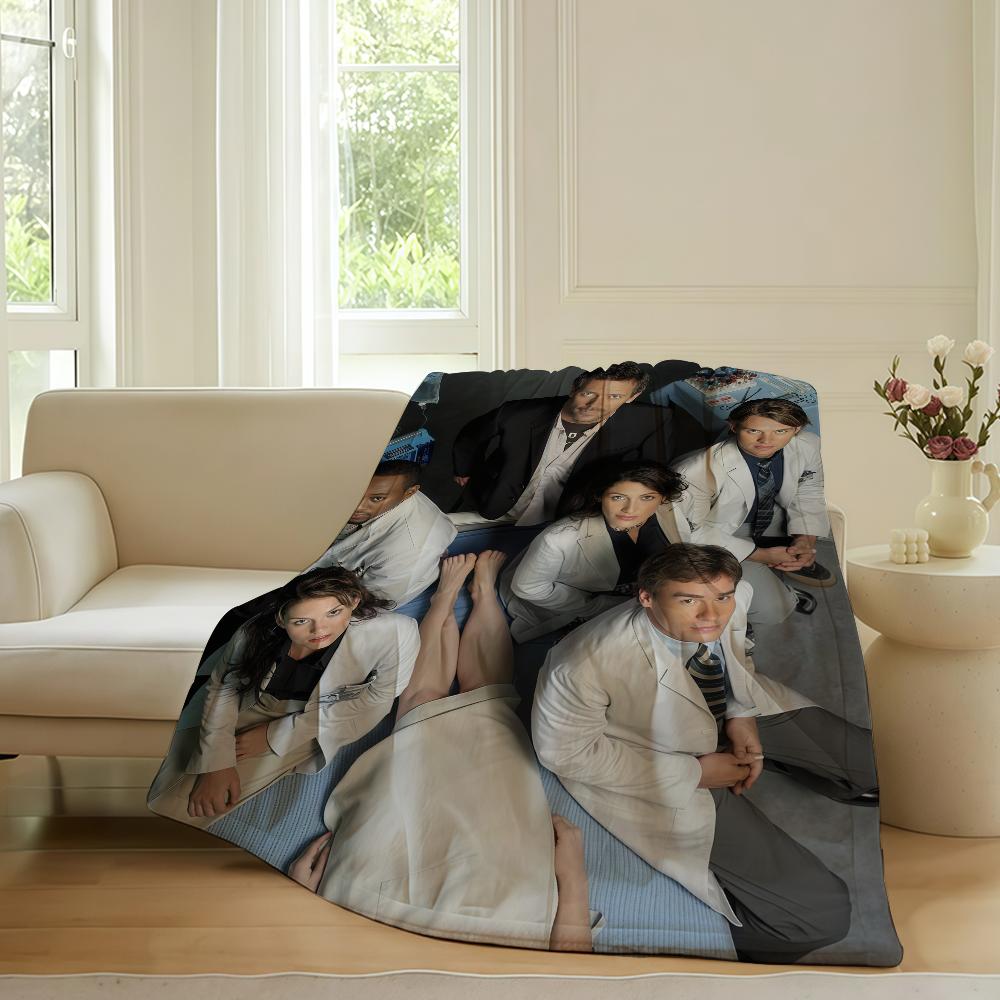 

American medical drama House Blanket For Sofa Office Bed Plane Travel Sleep Read Relax Camping Soft And Warm 75x90cm