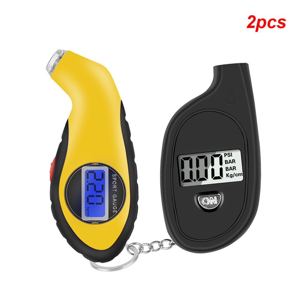 Test For Auto Car Motorcycle Tyre Pressure Gauge Meter Car Tire Manometer Barometers Tester Diagnostic Tools Electronic DigitalGood product