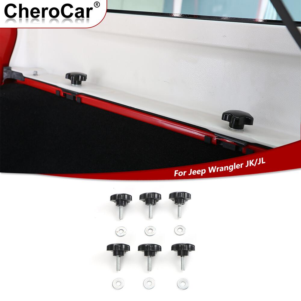 Hardtop Thumb Screws Quick Removal Bolts for 2007- Jeep Wrangler JKU JLU