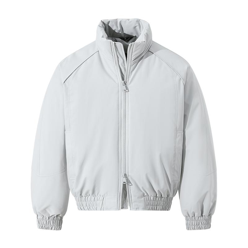 Jackets Men's Winter Outdoor Loose Versatile Cotton Clothes Men's Solid Color Stand Collar Tops