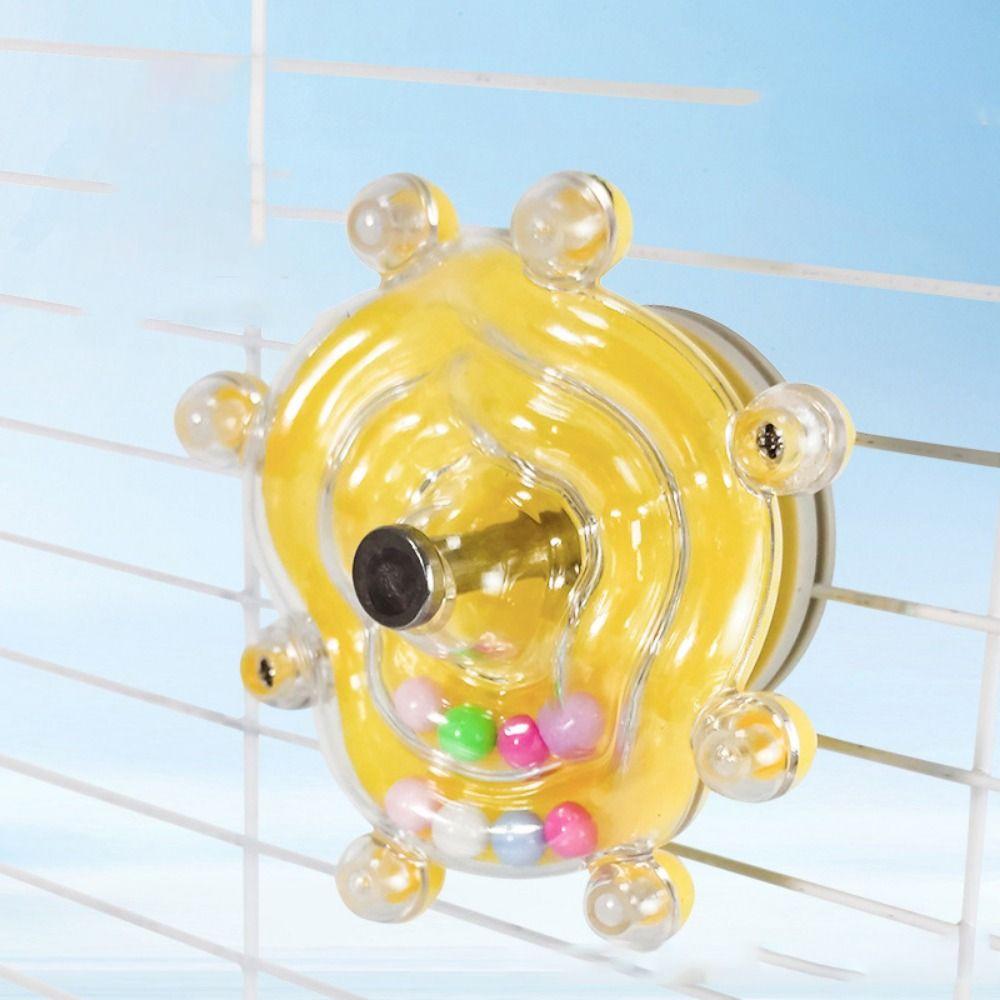 Plastic Bird Sounding Ball Toys Parrot Ferris Wheel Toy For Parrots Parakeet Budgerigar