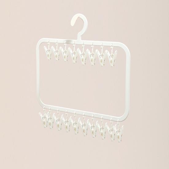 Sock Rack Underwear with Windproof Clips Drying Hook Hanger