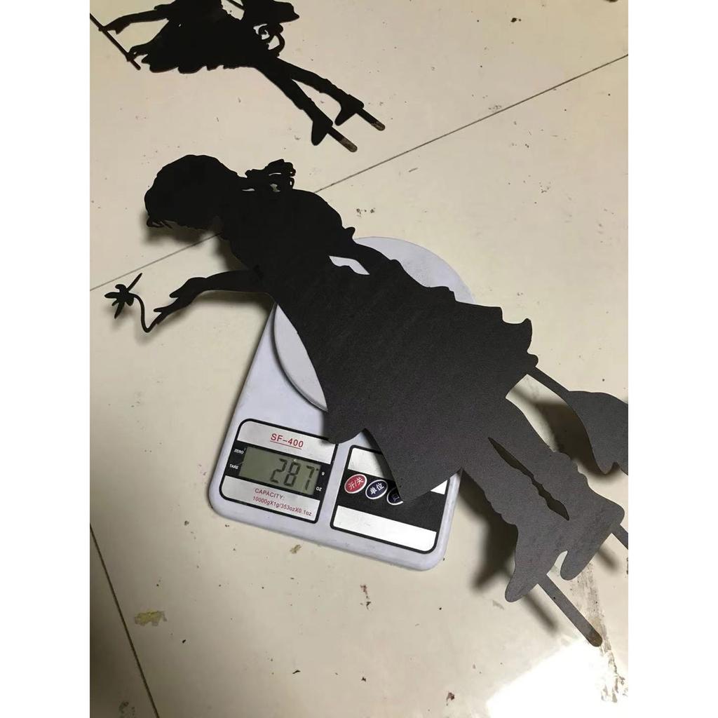 Vintage Metal Silhouette Sculpture For The Garden Memorial Sculp Outdoor Garden