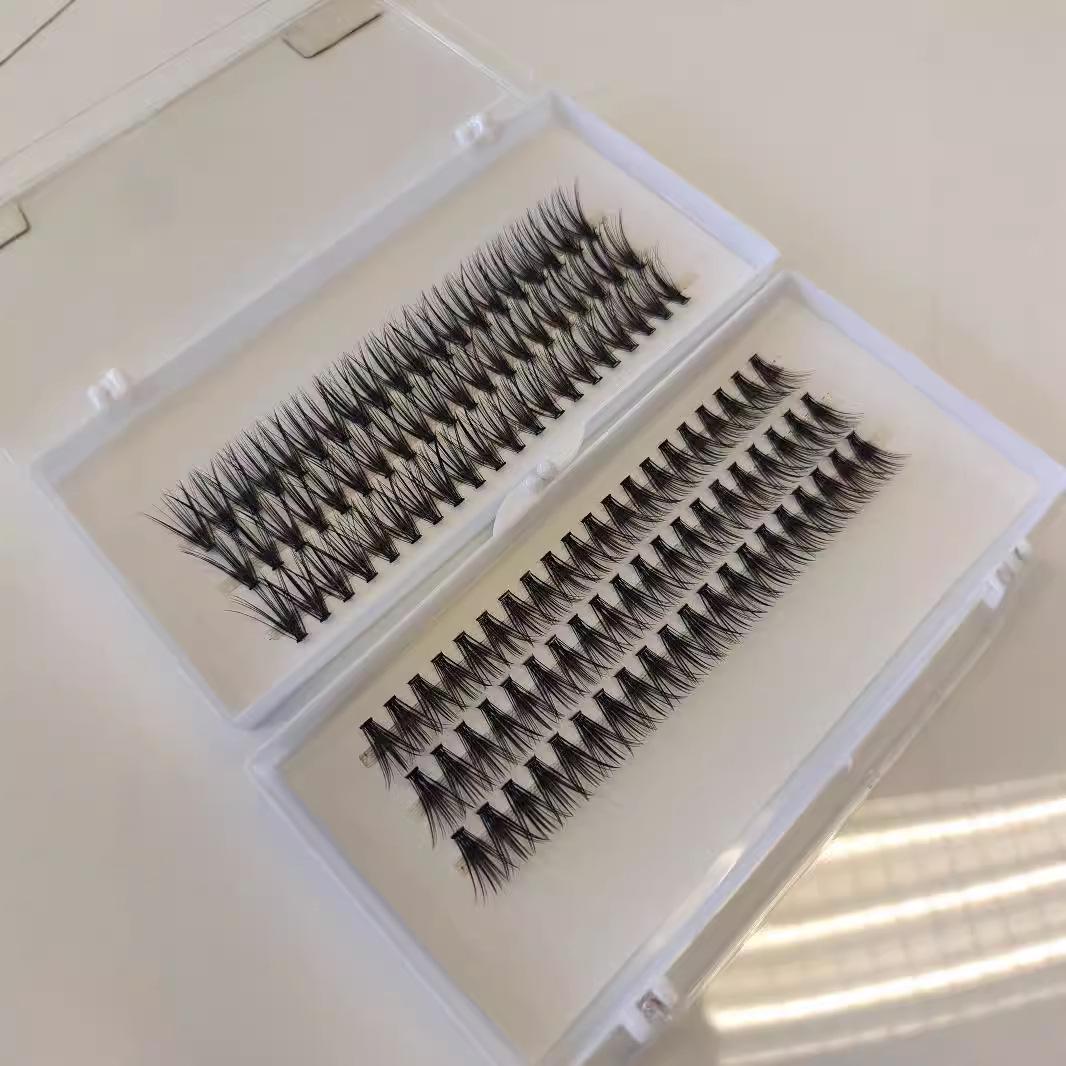 

10D/20D/30D Self-Grafting Heat-Melted Cluster Eyelashes in C/CC/D/DD Curl 10D