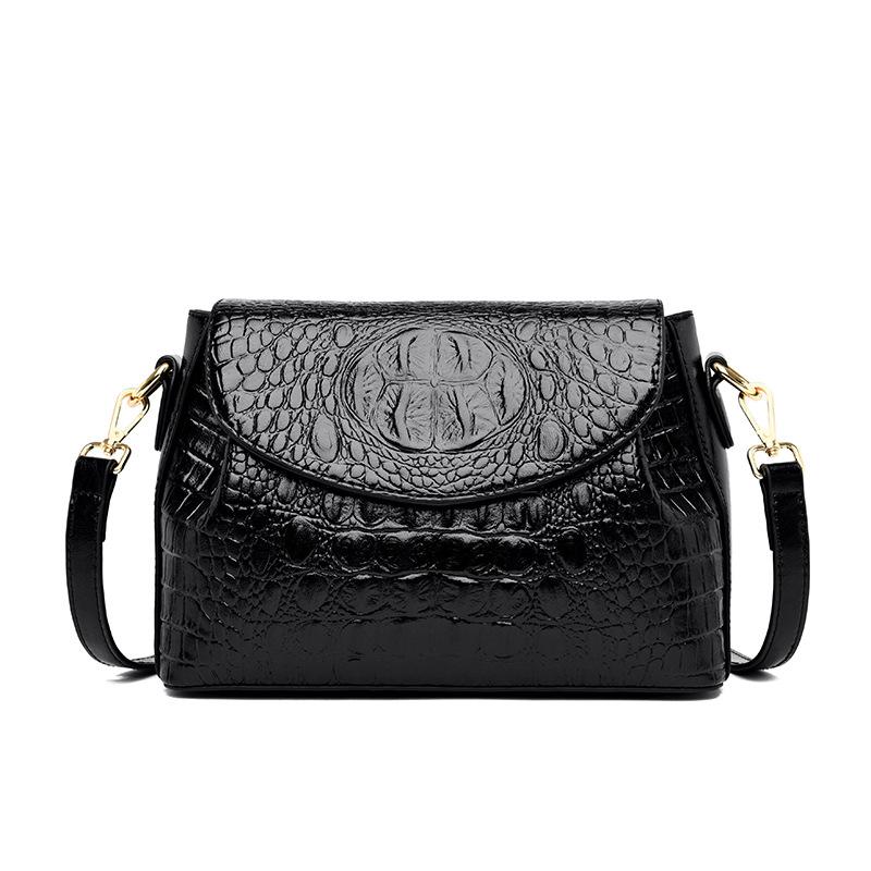 Johnature Mode Designer Tasche Einfache Alligator Frauen Leder Schulter Taschen Freizeit Große Kapazität Dame Umhängetasche