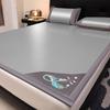 Ice Silk Rattan Cool Mat Set: 3-Piece Cooling Mat for Single/Double Beds - Ideal for Summer & Dorm Use