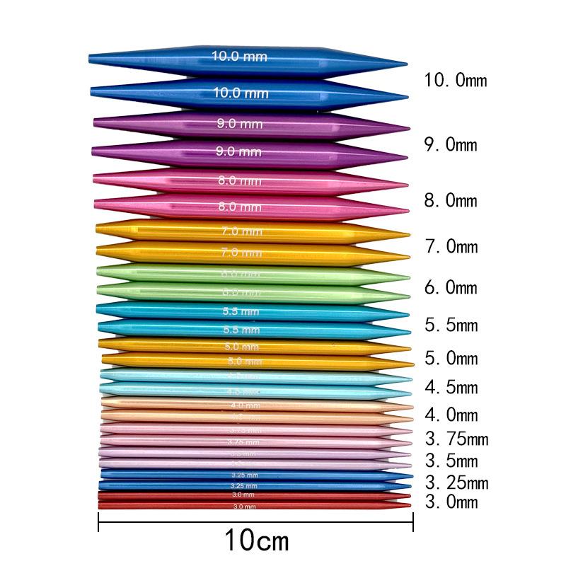 Set di Ferri da Maglia Varie Misure Disponibili Circolari Staccabili Intercambiabili Uncinetti Modello Filato Strumento per Maglia Fai-da-te