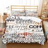Graffiti Word Bedspread Cover Collection Merry Christmas Long-lasting Polyester Comforter Cover With Pillowcase King Dimension Queen Dimension Size