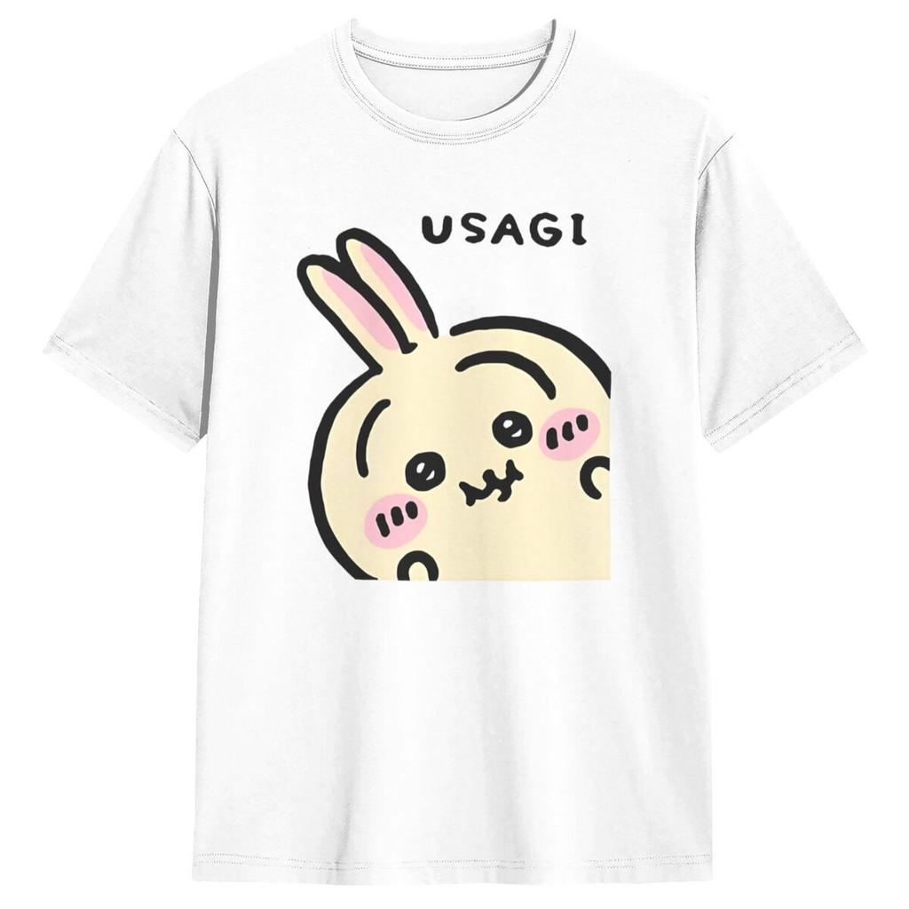 Chiikawa Hachiware T Shirt Hipster T-Shirts Short Sleeve Classic Tops Summer 100 Cotton Breathable 4XL 5XL 6XL Tees