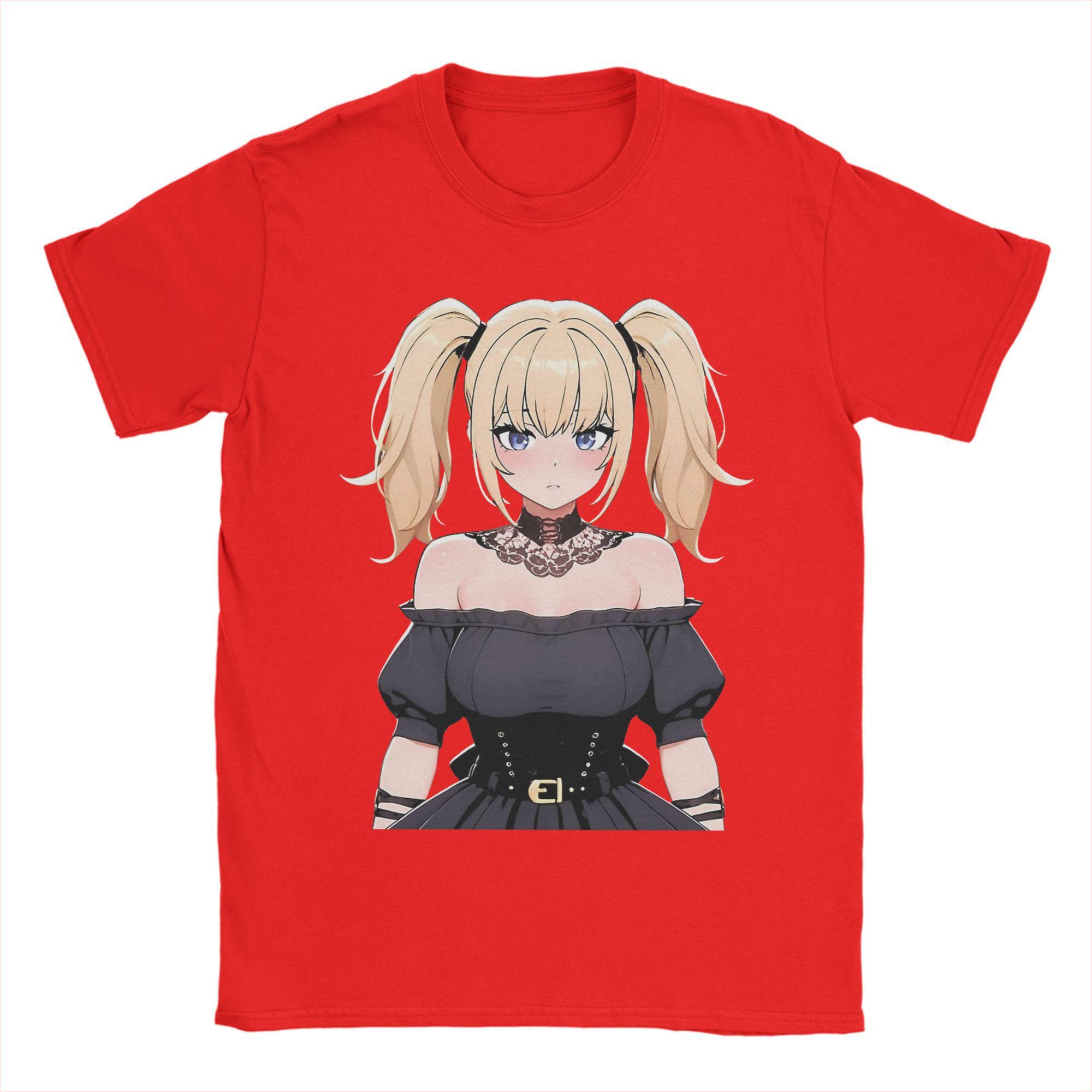 

Grok Ani Sticker Waifu anime Pure Cotton T Shirts Trending Tshirt for Unisex Summer Y2K Fun Custom DIY Short Sleeve Tops S