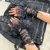 Lace Wrist Cuffs For Shirt Sweater Balletcore Elaborate False Sleeve Ornament Lace Brim Sleeves False Wrist Cuffs